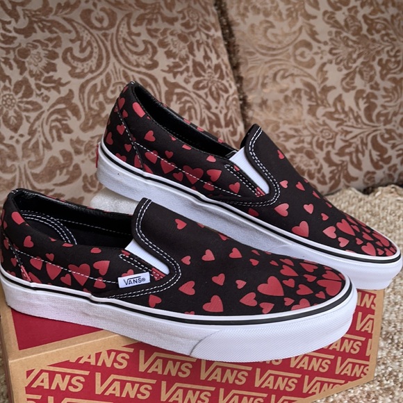 Vans Classic Slip On Valentines Hearts Blkrcngrd W - Picture 8 of 16